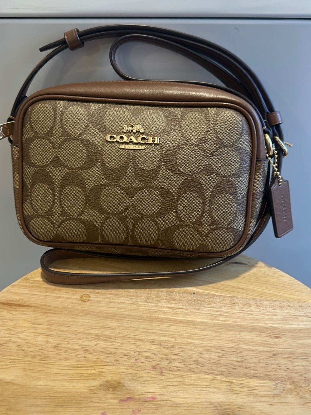 COACH Mini Jamie Camera Bag In Signature Canvas - Picture 2 of 4